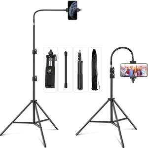 Cell Phone Tripod 27inch to 80inch Adjustable Phone Video Stand for iPhone & Camera Video Recording Vlogging/Streaming/Photography Rotatable Live Video Stand Compatible Mobile Phones Cell Phone Tripod 27inch to 80inch Adjustable Phone Video Stand for iPhone & Camera Video Recording Vlogging/Streaming/Photography Rotatable Live Video Stand Compatible Mobile Phones