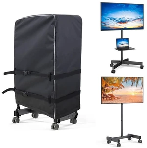 65-70 Inch Windproof Outdoor TV Trolley Cover, Heavy Duty Oxford Weatherproof Dustproof Cover for Mobile Rolling TV Stand (65''L x 15''W x 57''H) 65-70 Inch Windproof Outdoor TV Trolley Cover, Heavy Duty Oxford Weatherproof Dustproof Cover for Mobile Rolling TV Stand (65''L x 15''W x 57''H)
