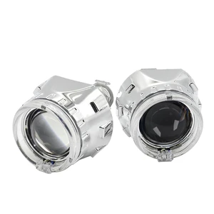 YUFANYA 2.5Mini Projector Lens LHD Bixenon Projector Lens with 2.5inch Sliver Chrome Shrouds Decoration,High/Low Beam Function Mini H1 Universal Fit for H1 H4 H7 Car Motorcycle Retrofit YUFANYA 2.5Mini Projector Lens LHD Bixenon Projector Lens with 2.5inch Sliver Chrome Shrouds Decoration,High/Low Beam Function Mini H1 Universal Fit for H1 H4 H7 Car Motorcycle Retrofit