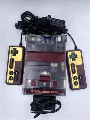 Generic Brand Retro Game Console RGB FC Famicom with HDMI Port, Multi-Output Support (RGB, AV, VGA, S-Video), Compatible with PAL, Dendy, NTSC Formats, Enhanced Visual Clarity Transparent NESC Generic Brand Retro Game Console RGB FC Famicom with HDMI Port, Multi-Output Support (RGB, AV, VGA, S-Video), Compatible with PAL, Dendy, NTSC Formats, Enhanced Visual Clarity Transparent NESC