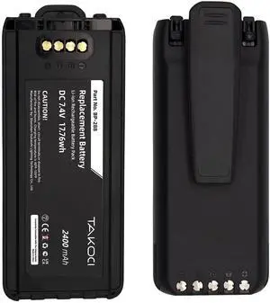 TAKOCI Replacement Battery for BP-288 IC-A25 IC-A25N IC-A25NE IC-A25CE 2400mAh/7.4V TAKOCI Replacement Battery for BP-288 IC-A25 IC-A25N IC-A25NE IC-A25CE 2400mAh/7.4V