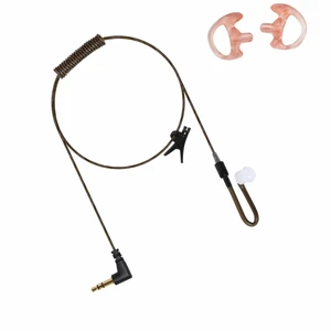 Renastar 3.5mm Covert Security Listen Only Earpiece Receiver Surveillance Headset for FBI Police Law Enforcement Renastar 3.5mm Covert Security Listen Only Earpiece Receiver Surveillance Headset for FBI Police Law Enforcement