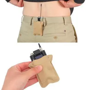 URSA Belt Pouch with Clips - Versatile Rigging for Wireless Transmitters (Beige, Small) URSA Belt Pouch with Clips - Versatile Rigging for Wireless Transmitters (Beige, Small)