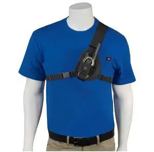 HOLSTERGUY RCH-103 Chest Harness Shoulder Radio Holster Pack With Adjustable Depth Pouch for Small Motorola Talk About Two-Way Radios and Walkie Talkies. Made in USA HOLSTERGUY RCH-103 Chest Harness Shoulder Radio Holster Pack With Adjustable Depth Pouch for Small Motorola Talk About Two-Way Radios and Walkie Talkies. Made in USA