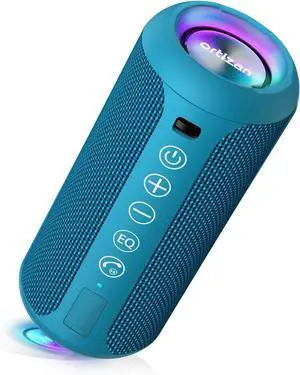 Ortizan Portable Bluetooth Speakers, IPX7 Waterproof Wireless Outdoor Speaker with 24W Loud Stereo Sound And Bluetooth 5.3, Deep Bass, RGB Lights, Dual Pairing, 30H Playtime for Home, Party Ortizan Portable Bluetooth Speakers, IPX7 Waterproof Wireless Outdoor Speaker with 24W Loud Stereo Sound And Bluetooth 5.3, Deep Bass, RGB Lights, Dual Pairing, 30H Playtime for Home, Party