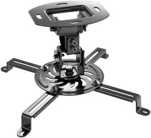 WALI Projector Ceiling Mount, Universal Low Profile Projector Mount with Retractable Arms and Multiple Adjustment Function (PM-002-B), Black WALI Projector Ceiling Mount, Universal Low Profile Projector Mount with Retractable Arms and Multiple Adjustment Function (PM-002-B), Black
