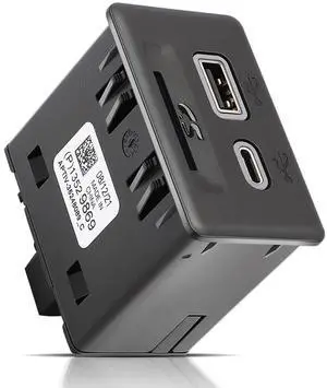 AUROLYNNE Console USB Port Replacement 13525431 Compatible with Chevy Silverado 1500 2019/Blazer 2019,3-Port USB Adapter Upgrade for GMC Sierra 1500 2019/ Acadia 2020,Replace 13529869 AUROLYNNE Console USB Port Replacement 13525431 Compatible with Chevy Silverado 1500 2019/Blazer 2019,3-Port USB Adapter Upgrade for GMC Sierra 1500 2019/ Acadia 2020,Replace 13529869