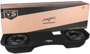 Skar Audio Dual 12" Loaded Sealed Subwoofer Enclosure Compatible with 2002-2018 Dodge Ram Quad/Crew Cab Trucks Skar Audio Dual 12" Loaded Sealed Subwoofer Enclosure Compatible with 2002-2018 Dodge Ram Quad/Crew Cab Trucks