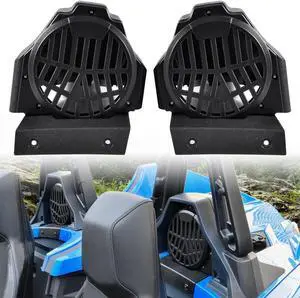 SAUTVS Rear Speaker Enclosures for 2015-2025 Slingshot, Rear Behind Head 6.5" Speaker Pods Panels Behind Seat 6.5in Speaker Pods for Polaris Slingshot S SL SLR R LE 2015-2025 Accessories (2PCS) SAUTVS Rear Speaker Enclosures for 2015-2025 Slingshot, Rear Behind Head 6.5" Speaker Pods Panels Behind Seat 6.5in Speaker Pods for Polaris Slingshot S SL SLR R LE 2015-2025 Accessories (2PCS)