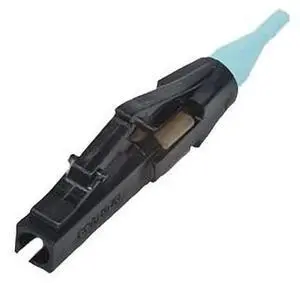Cable Central LLC Corning 95-050-99-X Unicam High-Performance Connector, LC, 50/125 um Multimode (OM3 & OM4), Ceramic Ferrule, Single Pack, Black Housing, Aqua Boot Cable Central LLC Corning 95-050-99-X Unicam High-Performance Connector, LC, 50/125 um Multimode (OM3 & OM4), Ceramic Ferrule, Single Pack, Black Housing, Aqua Boot