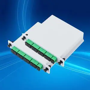 fyboptwu - 2pcs SC/APC PLC Fiber Optic Splitter 1x8 SC/APC Cassette Card InsertingOptic Fiber Splitter for Home Wiring, Engineering Projects, Fiber Optic LAN, Network Rooms, Fiber Distribution Box fyboptwu - 2pcs SC/APC PLC Fiber Optic Splitter 1x8 SC/APC Cassette Card InsertingOptic Fiber Splitter for Home Wiring, Engineering Projects, Fiber Optic LAN, Network Rooms, Fiber Distribution Box