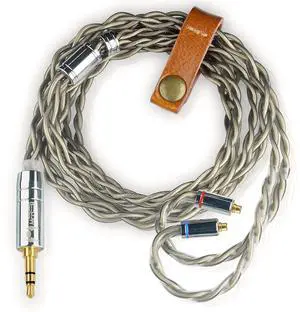 mfreeo Premium IEM Earphone Audio Cable, Single Crystal Copper & Silver-Plated Hybrid Twisted, Balanced Upgrade Cable, Braided Hi-Fi Replacement Extension Cord 1.2M (mmcx, 3.5mm) mfreeo Premium IEM Earphone Audio Cable, Single Crystal Copper & Silver-Plated Hybrid Twisted, Balanced Upgrade Cable, Braided Hi-Fi Replacement Extension Cord 1.2M (mmcx, 3.5mm)