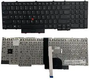 Laptop Replacement US Layout Keyboard for Lenovo ThinkPad P50(20EN/20EQ) P70(20ER/20ES) P51 P71 Without Backlit P/N: 00PA288 SN20K85114 00PA247 0BH00HH SN20H35156 00PA329 00PA247 Laptop Replacement US Layout Keyboard for Lenovo ThinkPad P50(20EN/20EQ) P70(20ER/20ES) P51 P71 Without Backlit P/N: 00PA288 SN20K85114 00PA247 0BH00HH SN20H35156 00PA329 00PA247