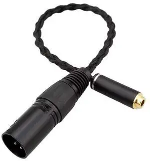 Tirstrup HiFi 4.4mm Female to 4pin XLR Balanced Male Audio Adapter Cable 4.4 TRRRS to XLR Connector Headphone Audio Adapter Cable 20CM Tirstrup HiFi 4.4mm Female to 4pin XLR Balanced Male Audio Adapter Cable 4.4 TRRRS to XLR Connector Headphone Audio Adapter Cable 20CM