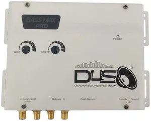 Down4Sound Bass Max Pro White Gloss Bass Restoration Processor Car Audio Down4Sound Bass Max Pro White Gloss Bass Restoration Processor Car Audio