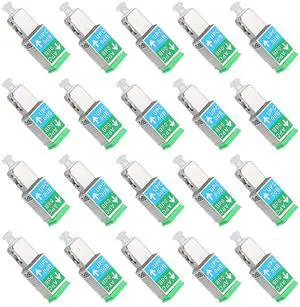 Duogalia 20 Pack SC/APC Female to SC/UPC Male Fiber Optic Adapter Singlemode SM 9/125 Hybrid Optical Converter Connector Coupler Duogalia 20 Pack SC/APC Female to SC/UPC Male Fiber Optic Adapter Singlemode SM 9/125 Hybrid Optical Converter Connector Coupler