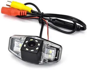 for Honda Civic VII VIII 2001~2014 Car Rear View Camera+8LED Back Up Reverse Parking Camera/Plug Directly for Honda Civic VII VIII 2001~2014 Car Rear View Camera+8LED Back Up Reverse Parking Camera/Plug Directly