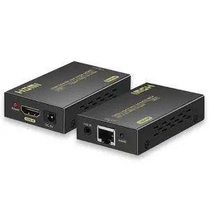 RYXN HDMI Extender Over Cat5e/6, HDMI Over Ethernet Extender 196ft, HDMI Balun Support HDMI 1.4 1080P 3D EDID, Adopting Single Power Supply POC Technology RYXN HDMI Extender Over Cat5e/6, HDMI Over Ethernet Extender 196ft, HDMI Balun Support HDMI 1.4 1080P 3D EDID, Adopting Single Power Supply POC Technology