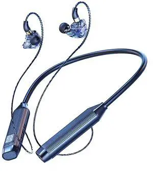 ForFuego Neckband Bluetooth Sports Earbuds, 50H Playback, LED Power Display, Bluetooth 5.3, ENC Noise Cancelling, Fast Charge, Secure Fit Earhooks for Running Workout ForFuego Neckband Bluetooth Sports Earbuds, 50H Playback, LED Power Display, Bluetooth 5.3, ENC Noise Cancelling, Fast Charge, Secure Fit Earhooks for Running Workout