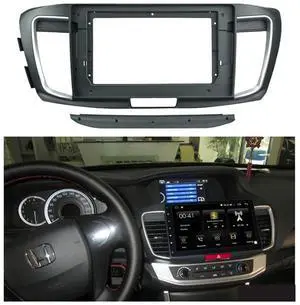 9'' Car Radio Stereo Dash Install Kit Fascia Panel Trim fits for Honda Accord 9TH 2014-2017 Installation Aftermarket Stereo Headunit 9'' Car Radio Stereo Dash Install Kit Fascia Panel Trim fits for Honda Accord 9TH 2014-2017 Installation Aftermarket Stereo Headunit