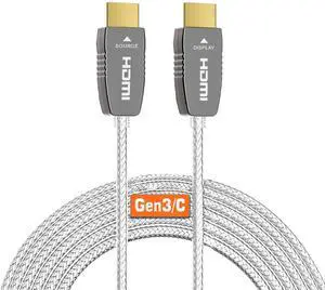 RUIPRO Crystal 8K HDMI Ultra High Speed Latest 2.1b Certified Fiber Optic Cable 50 Feet 8K60Hz 4K120Hz 48Gbps eARC HDR HDCP2.3 for RTX4080/4090/3080/3090 Xbox PS5 AVR Projector LG/Samsung/Sony RUIPRO Crystal 8K HDMI Ultra High Speed Latest 2.1b Certified Fiber Optic Cable 50 Feet 8K60Hz 4K120Hz 48Gbps eARC HDR HDCP2.3 for RTX4080/4090/3080/3090 Xbox PS5 AVR Projector LG/Samsung/Sony
