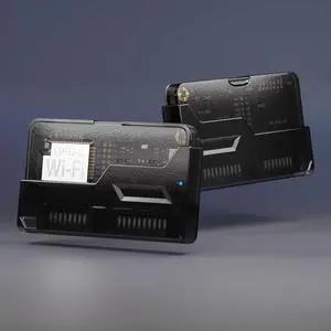 Wi-Fi Developer Board for Flipper Zero with Protective Case - Translucent Black Wi-Fi Developer Board for Flipper Zero with Protective Case - Translucent Black