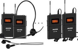Anleon MTG100 902mhz-927mhz Tour Guide Wireless System Church System (1 Transmitter and 10 Receivers) Anleon MTG100 902mhz-927mhz Tour Guide Wireless System Church System (1 Transmitter and 10 Receivers)