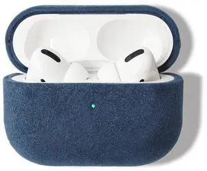 ALTRAALMA Alcantara Suede Case for AirPods Pro 3, Handmade Full-Wrap Case,Synthetic Suede Cover, Handmade Full Wrap, Full Protection and Shock Resistance (Navy Blue) ALTRAALMA Alcantara Suede Case for AirPods Pro 3, Handmade Full-Wrap Case,Synthetic Suede Cover, Handmade Full Wrap, Full Protection and Shock Resistance (Navy Blue)