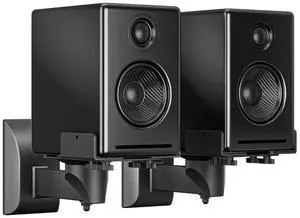 suptek Small Dual Side Clamping Bookshelf Speaker Wall Mounting Bracket for Small Surrounding Sound Speakers, Hold up to 55lbs Black SPM201SB suptek Small Dual Side Clamping Bookshelf Speaker Wall Mounting Bracket for Small Surrounding Sound Speakers, Hold up to 55lbs Black SPM201SB