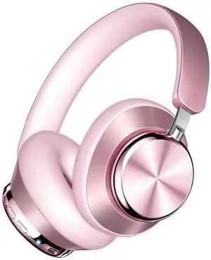 Wentronic Y03 Bluetooth Headphones Wireless Active Noise Cancelling Over Ear Headphones 48 Hours Playtime High Sound Quality 6 EQ Music Mode Headphones with Soft Ear Cushion - Pink Wentronic Y03 Bluetooth Headphones Wireless Active Noise Cancelling Over Ear Headphones 48 Hours Playtime High Sound Quality 6 EQ Music Mode Headphones with Soft Ear Cushion - Pink