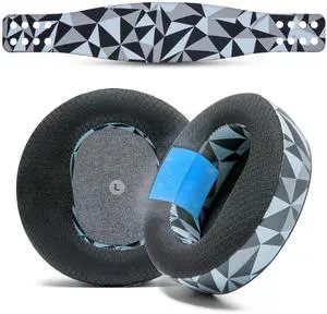 WC Mod Kit for Maxwell Gen 1 - Cooling Gel Earpads + Silicone Headband Compatible with Audeze Maxwell for Xbox & PS5 Gen 1 by Wicked Cushions ^^ Enhanced Comfort & Cooling ^^ Geo Grey WC Mod Kit for Maxwell Gen 1 - Cooling Gel Earpads + Silicone Headband Compatible with Audeze Maxwell for Xbox & PS5 Gen 1 by Wicked Cushions ^^ Enhanced Comfort & Cooling ^^ Geo Grey