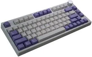 NJ80-AP Wireless Mechanical Keyboard with Knob Bluetooth 5.0/2.4G/Wired Connection 75% Hot Swappable Custom RGB Programmable Gaming Keyboard with PBT Keycap for Win Mac NJ80-AP Wireless Mechanical Keyboard with Knob Bluetooth 5.0/2.4G/Wired Connection 75% Hot Swappable Custom RGB Programmable Gaming Keyboard with PBT Keycap for Win Mac