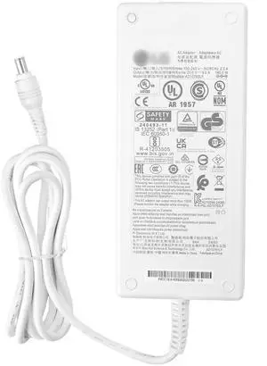 XTQ ac adaper White 20v 9A 180W AD10760LF Compatible with lg Ultrafine 32U720A Ultrafine 32U720A-B Ultrafine 32U720A-B.AEK led + Black Power Cable XTQ ac adaper White 20v 9A 180W AD10760LF Compatible with lg Ultrafine 32U720A Ultrafine 32U720A-B Ultrafine 32U720A-B.AEK led + Black Power Cable