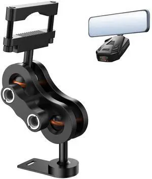 xsaaczm Radar Detector Mount Rearview Mirror Bracket,Car Truck Mirror Radar Mount Bracket,Aluminum Rearview Mirror Rod Mount (for Cobra Radar Detector) xsaaczm Radar Detector Mount Rearview Mirror Bracket,Car Truck Mirror Radar Mount Bracket,Aluminum Rearview Mirror Rod Mount (for Cobra Radar Detector)
