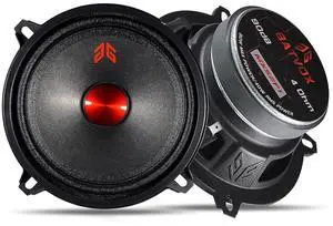 GRTSKY MX52P1 Loudspeaker 5 Inch Midrange 160 Watts 4 Ohms Red Dust Cap, Premium Quality Audio Door Speakers for Car or Truck Stereo Sound System, Black (2 Speakers) GRTSKY MX52P1 Loudspeaker 5 Inch Midrange 160 Watts 4 Ohms Red Dust Cap, Premium Quality Audio Door Speakers for Car or Truck Stereo Sound System, Black (2 Speakers)