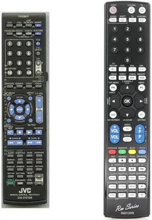 Anderic Remote Control Works for JVC DVD Home Surround System Models RM-STHC60J, RM-STHC60U, RM-STHD5J, RM-STHD5U, RM-STHD6J, RM-STHD7J - RMD12059 Anderic Remote Control Works for JVC DVD Home Surround System Models RM-STHC60J, RM-STHC60U, RM-STHD5J, RM-STHD5U, RM-STHD6J, RM-STHD7J - RMD12059