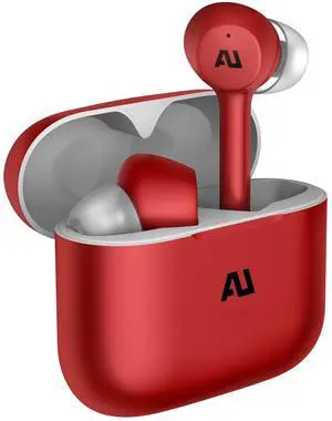 Ausounds AU-Stream True Wireless Bluetooth Earbuds, Red Ausounds AU-Stream True Wireless Bluetooth Earbuds, Red