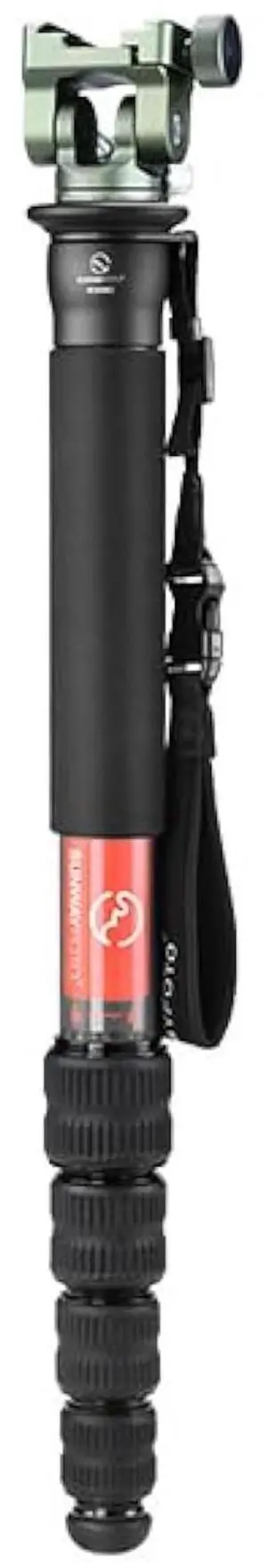 SUNWAYFOTO M3650C + PH-01G CF Monopod 36mm Top Section 10kg 22lb Max Load Carbon Fiber 1/4" / 3/8" Super Portable + Arca Compatible 2 Way Head SUNWAYFOTO M3650C + PH-01G CF Monopod 36mm Top Section 10kg 22lb Max Load Carbon Fiber 1/4" / 3/8" Super Portable + Arca Compatible 2 Way Head