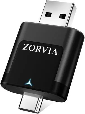 ZORVIA Wireless CarPlay Adapter for iPhone & Android Auto 2026 Upgraded - Convert Wired CarPlay to Wireless, Fast Auto Reconnect, Plug and Play, USB-C & USB-A (Black) ZORVIA Wireless CarPlay Adapter for iPhone & Android Auto 2026 Upgraded - Convert Wired CarPlay to Wireless, Fast Auto Reconnect, Plug and Play, USB-C & USB-A (Black)