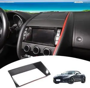 Car Dashboard GPS Navigation Panel Frame For Jaguar F-Type 2013-2024 Central Navigation Screen Panel TrimMultimedia Control Screen Frame Decoration Cover (Navigation Screen Inner Frame, Carbon Fiber) Car Dashboard GPS Navigation Panel Frame For Jaguar F-Type 2013-2024 Central Navigation Screen Panel TrimMultimedia Control Screen Frame Decoration Cover (Navigation Screen Inner Frame, Carbon Fiber)