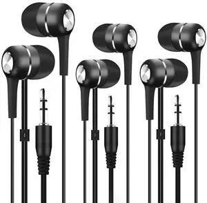 Yoley Bulk Earbuds Headphones 50 Pack for School Classroom Kids, Wholesale Durable Wired Earphones Class Set to Students Teens and Adult (Black) Yoley Bulk Earbuds Headphones 50 Pack for School Classroom Kids, Wholesale Durable Wired Earphones Class Set to Students Teens and Adult (Black)