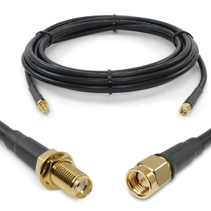 Proxicast 15 ft SMA Male to SMA Female 50 Ohm Low-Loss CFD240 Coax Cable Proxicast 15 ft SMA Male to SMA Female 50 Ohm Low-Loss CFD240 Coax Cable
