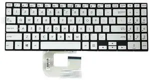 GinTai Laptops Keyboard Backlit US for Asus Q505 Q505UAR Q525UAR Q525UA UX561 UX561UAR UX561UA UX561UN Q505UA SN6570BL AEBKKU00070Silver GinTai Laptops Keyboard Backlit US for Asus Q505 Q505UAR Q525UAR Q525UA UX561 UX561UAR UX561UA UX561UN Q505UA SN6570BL AEBKKU00070Silver