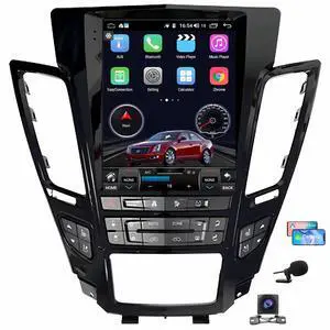 Android 14 Stereo Radio for Cadillac CTS 2007-2012 Replacement Upgrade Head Unit Tesla Style IPS Touch Screen Built-in Wireless Apple Carplay & Android Auto with GPS Navigation Bluetooth WiFiBl Android 14 Stereo Radio for Cadillac CTS 2007-2012 Replacement Upgrade Head Unit Tesla Style IPS Touch Screen Built-in Wireless Apple Carplay & Android Auto with GPS Navigation Bluetooth WiFiBl