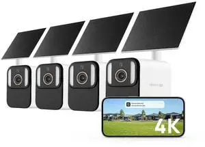 Anona Solar Cameras Outdoor 4K 4Pack Anona Solar Cameras Outdoor 4K 4Pack