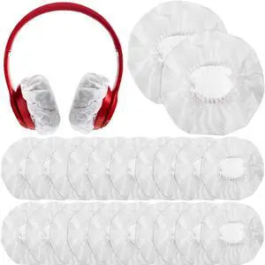 400 Pieces Headphone Covers Disposable Ear Earpads Sanitary Non-Woven Headset Cover Sweatproof Stretch Earphone Earcup Protector (White 11cm) 400 Pieces Headphone Covers Disposable Ear Earpads Sanitary Non-Woven Headset Cover Sweatproof Stretch Earphone Earcup Protector (White 11cm)