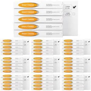 Duogalia 50 Pack Fiber Cleaner Pen Fiber Optic Cleaing Tools for 1.25 mm LC/MU Connector Over 800 Cleans Fiber Endface & Optical Connector Cleans Duogalia 50 Pack Fiber Cleaner Pen Fiber Optic Cleaing Tools for 1.25 mm LC/MU Connector Over 800 Cleans Fiber Endface & Optical Connector Cleans