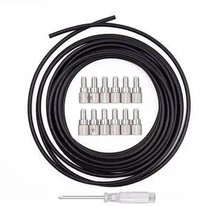 LINXING Compact Solderless DC Cable Kit DIY Guitar Pedal d Cables Cus Length Inclug 12 Solderless Plugs 5 Meter Cable and Mini Musical Instrument Accessories Set LINXING Compact Solderless DC Cable Kit DIY Guitar Pedal d Cables Cus Length Inclug 12 Solderless Plugs 5 Meter Cable and Mini Musical Instrument Accessories Set
