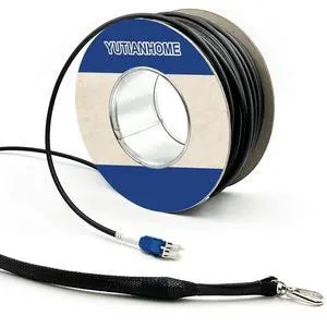YUTIANHOME 250ft/75m OD-5mm Industrial TPU OS2 LC to LC Outdoor Armored Fiber Optic Cable, Duplex Single Mode Fiber Patch Cable, 9/125um Uniboot LC Fiber with Pulling Eye Kit Installed on one end YUTIANHOME 250ft/75m OD-5mm Industrial TPU OS2 LC to LC Outdoor Armored Fiber Optic Cable, Duplex Single Mode Fiber Patch Cable, 9/125um Uniboot LC Fiber with Pulling Eye Kit Installed on one end