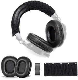 Voarmaks True Lambskin Ear Pads Pure Wool Headband Cushion Cover Kit Compatible with Audio Technica ATH M50X M50XBT M50RD M40X M30X M20X MSR7 SX1 Headphone (True Lambskin Kit) Voarmaks True Lambskin Ear Pads Pure Wool Headband Cushion Cover Kit Compatible with Audio Technica ATH M50X M50XBT M50RD M40X M30X M20X MSR7 SX1 Headphone (True Lambskin Kit)